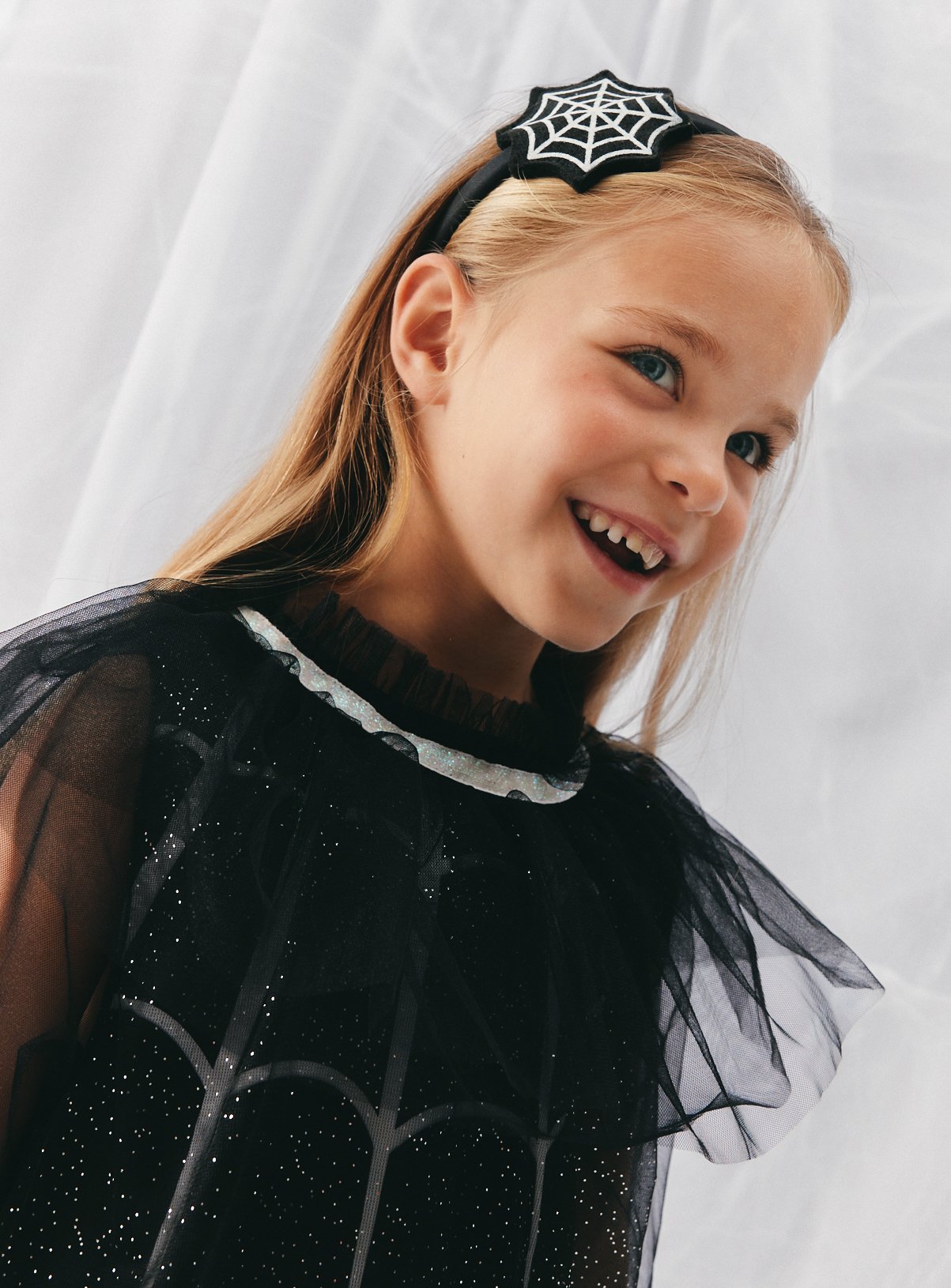 Monochrome Spider Fancy Dress Costume 2-3 years - Image 2 thumbnail