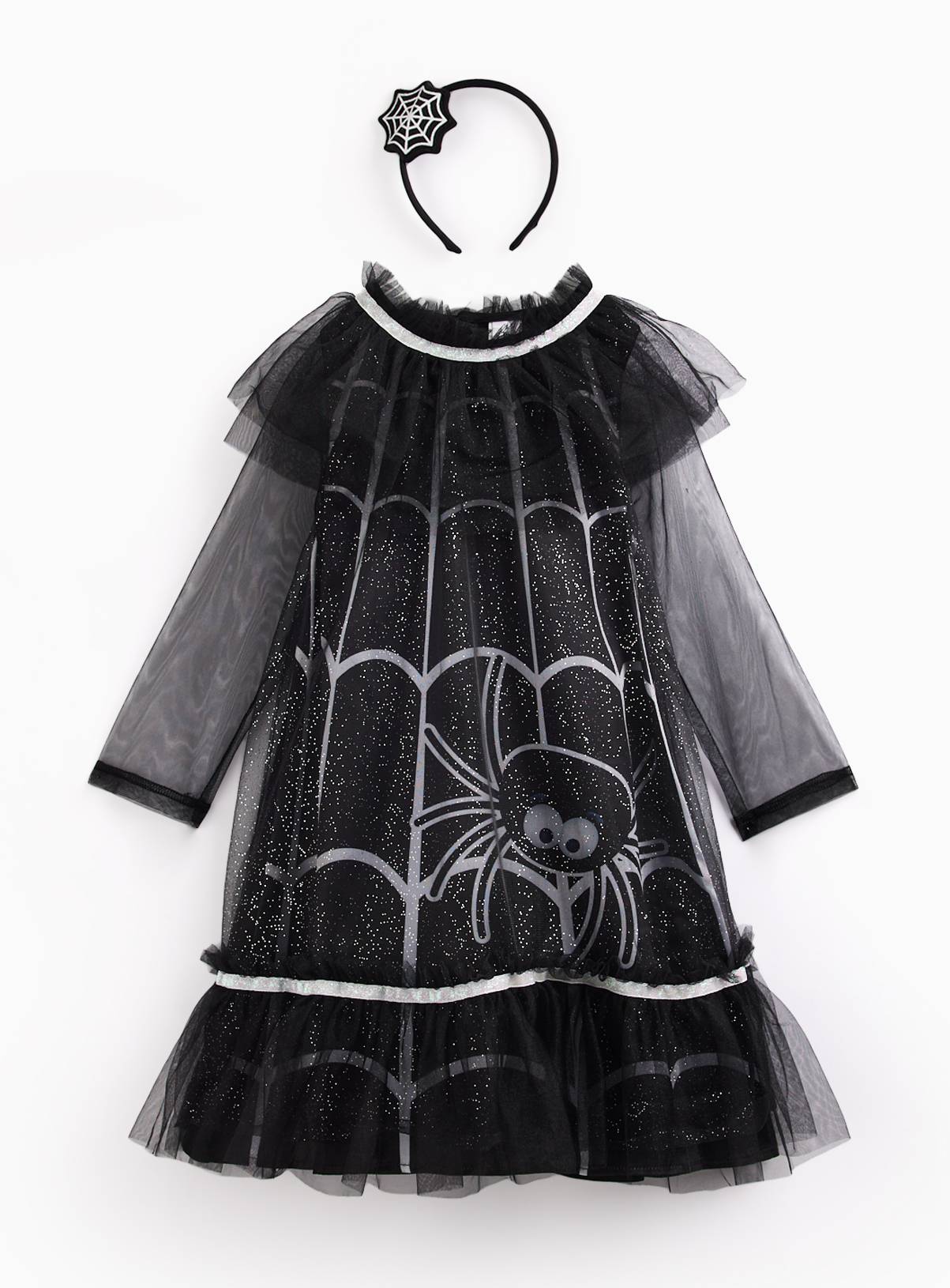 Monochrome Spider Fancy Dress Costume 2-3 years - Image 3