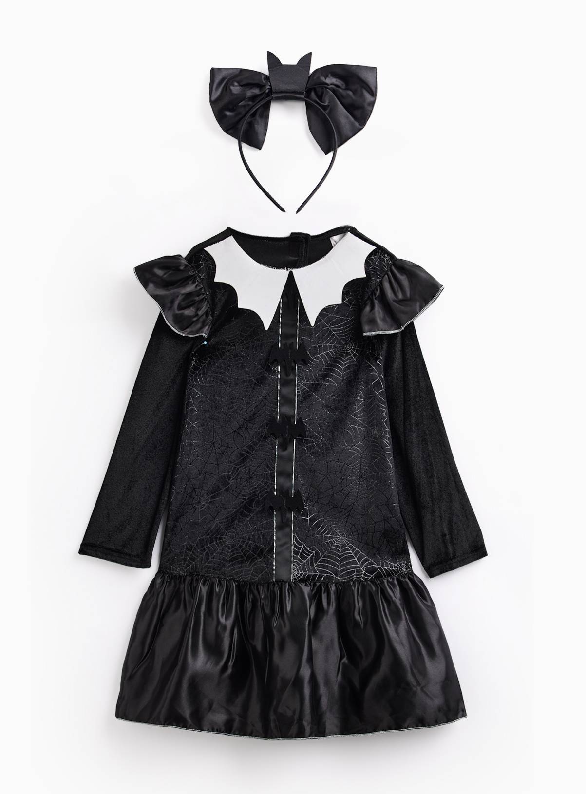 Gothic Girl Fancy Dress Costume 3-4 Years - Image 3