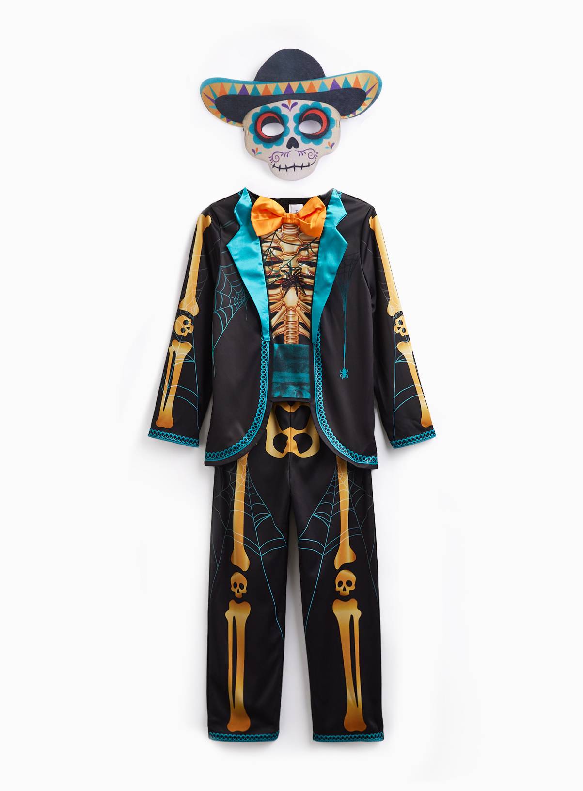 Day of the Dead Fancy Dress Costume 11-12 years - Image 2