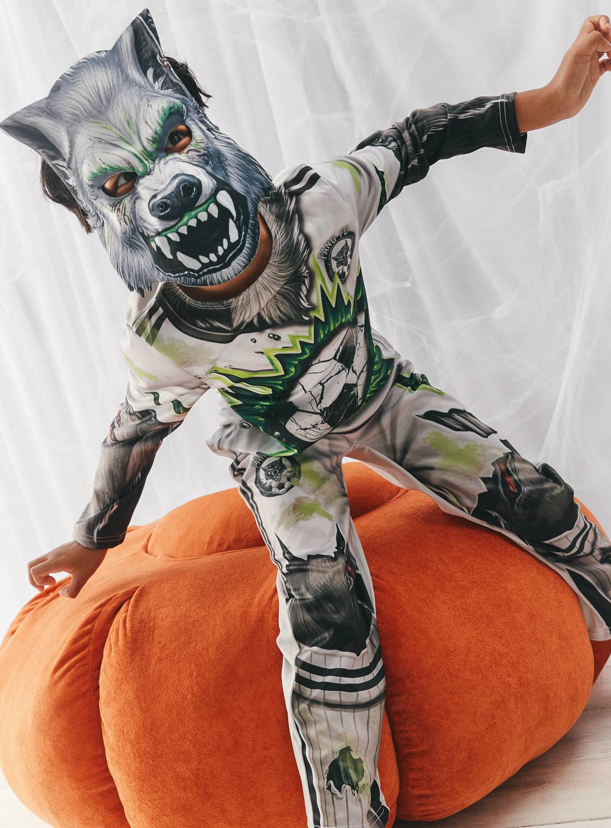 Football Werewolf Fancy Dress Costume 11-12 years - Image 2