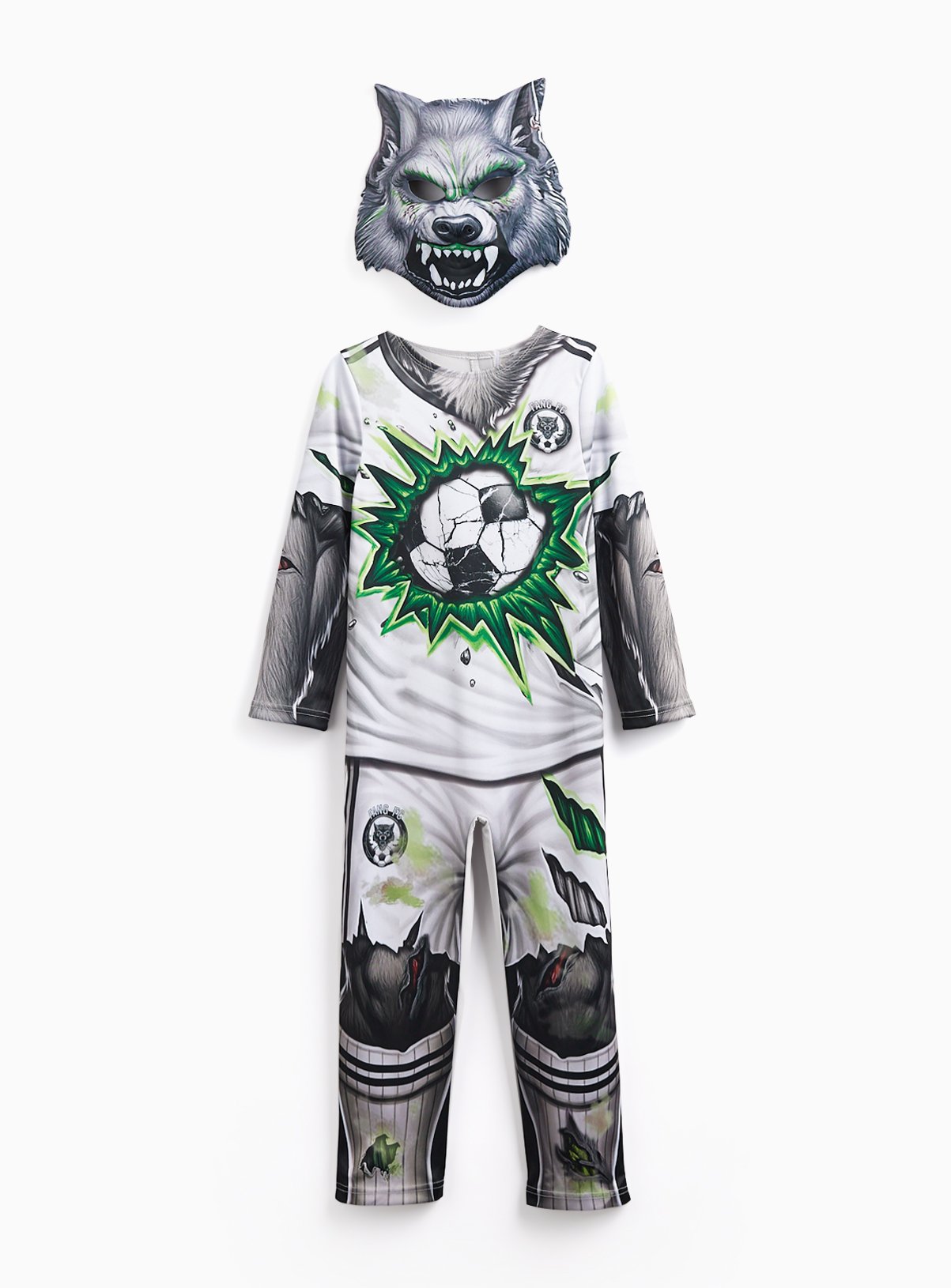 Football Werewolf Fancy Dress Costume 11-12 years - Image 3 thumbnail