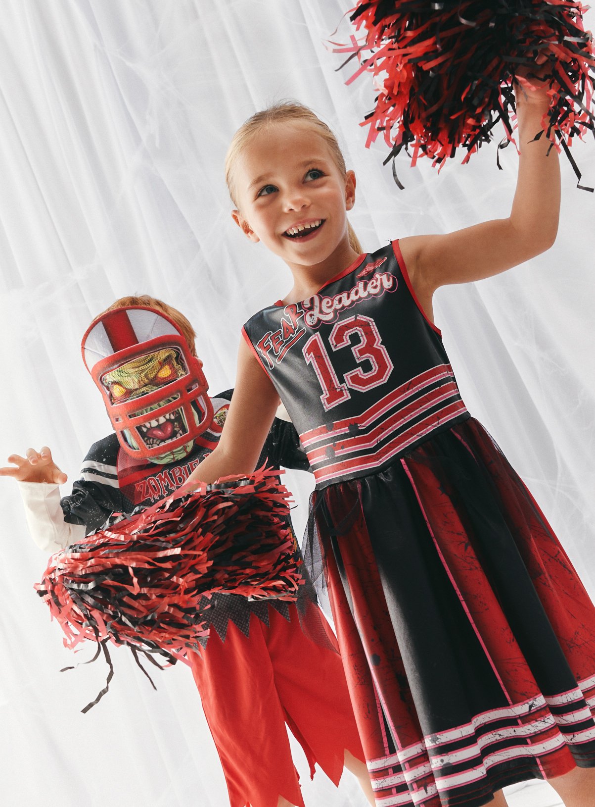 Cheerleader Fancy Dress Costume 7-8 years - Image 2 thumbnail