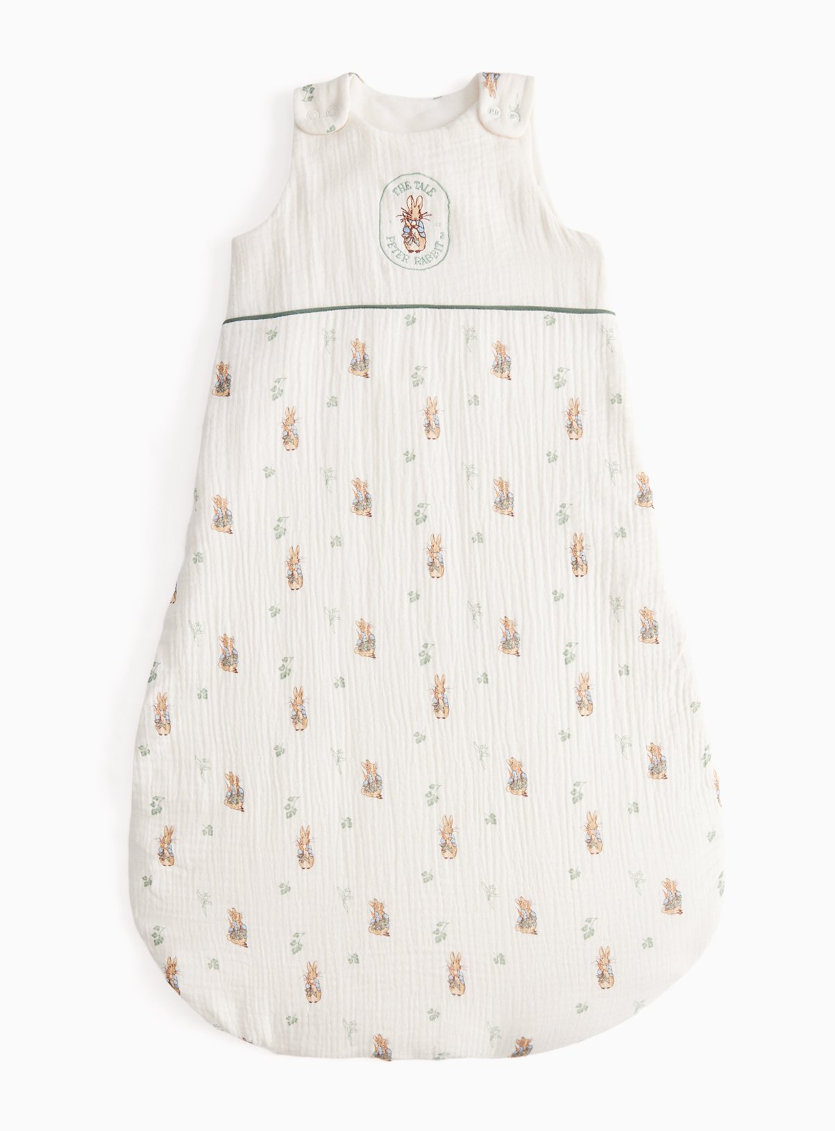 Cream Peter Rabbit Print 2.5 Tog Sleeping Bag 6-12 months - Image 1 thumbnail