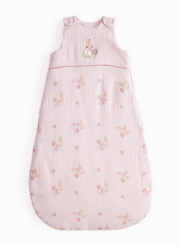 Pink Peter Rabbit Print 2.5 Tog Sleeping Bag 0-6 Months