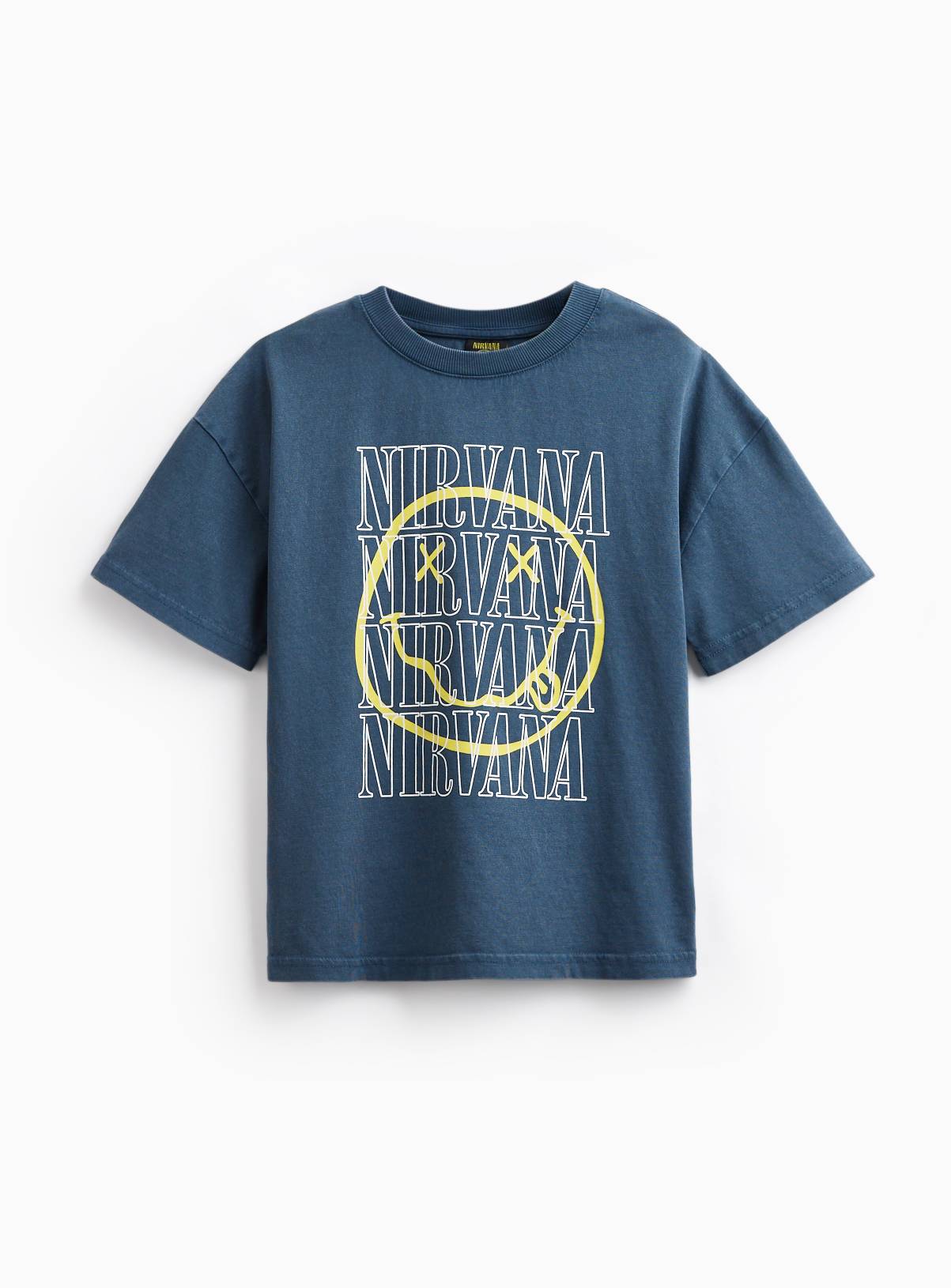 Blue Nirvana Graphic Print T-Shirt 11 years - Image 1