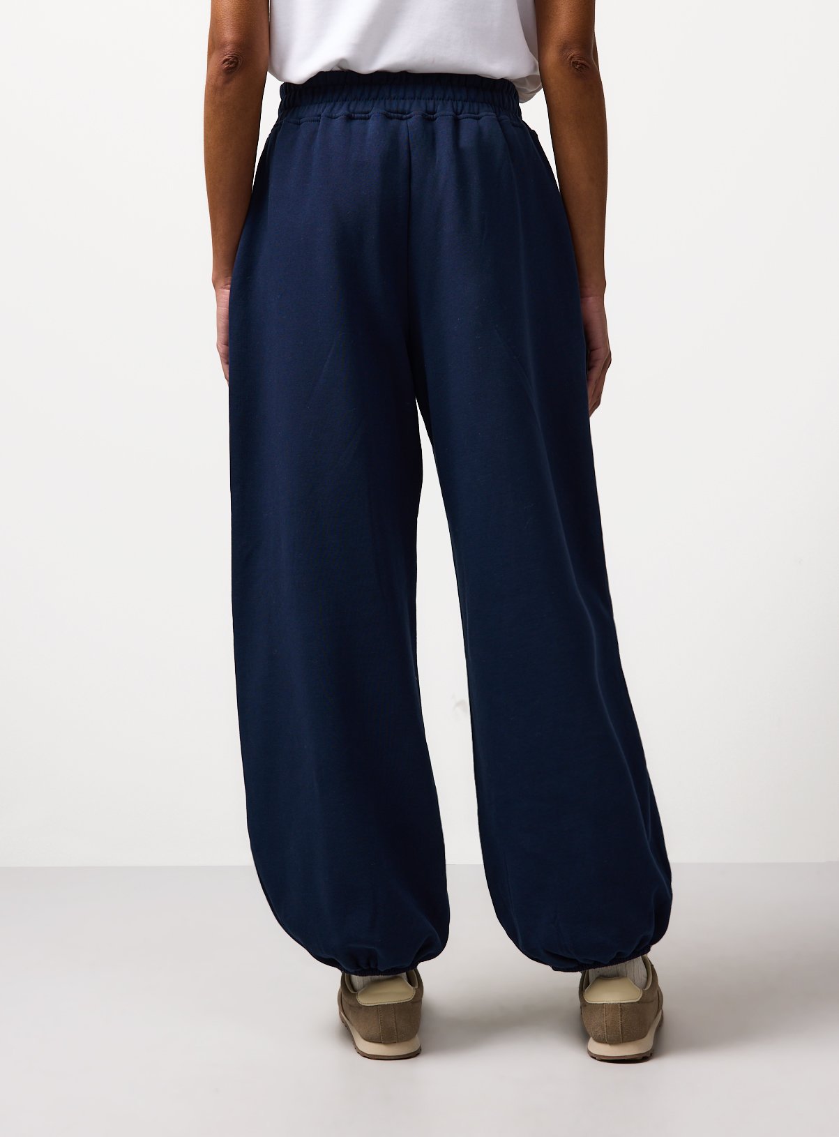 Navy Pure Cotton Balloon Co-ord Joggers S - Image 4 thumbnail
