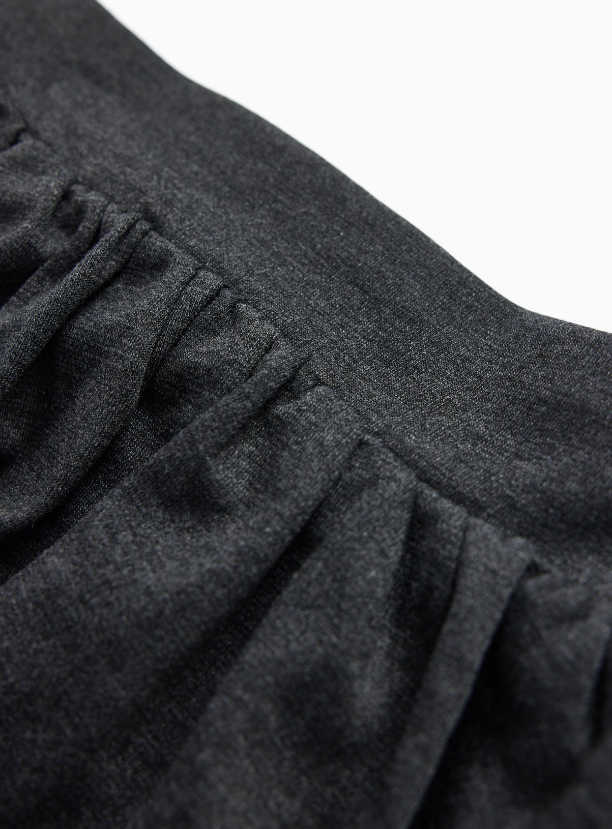 Grey Ponte Roma Bubble Hem Skirt 12 years - Image 3 thumbnail