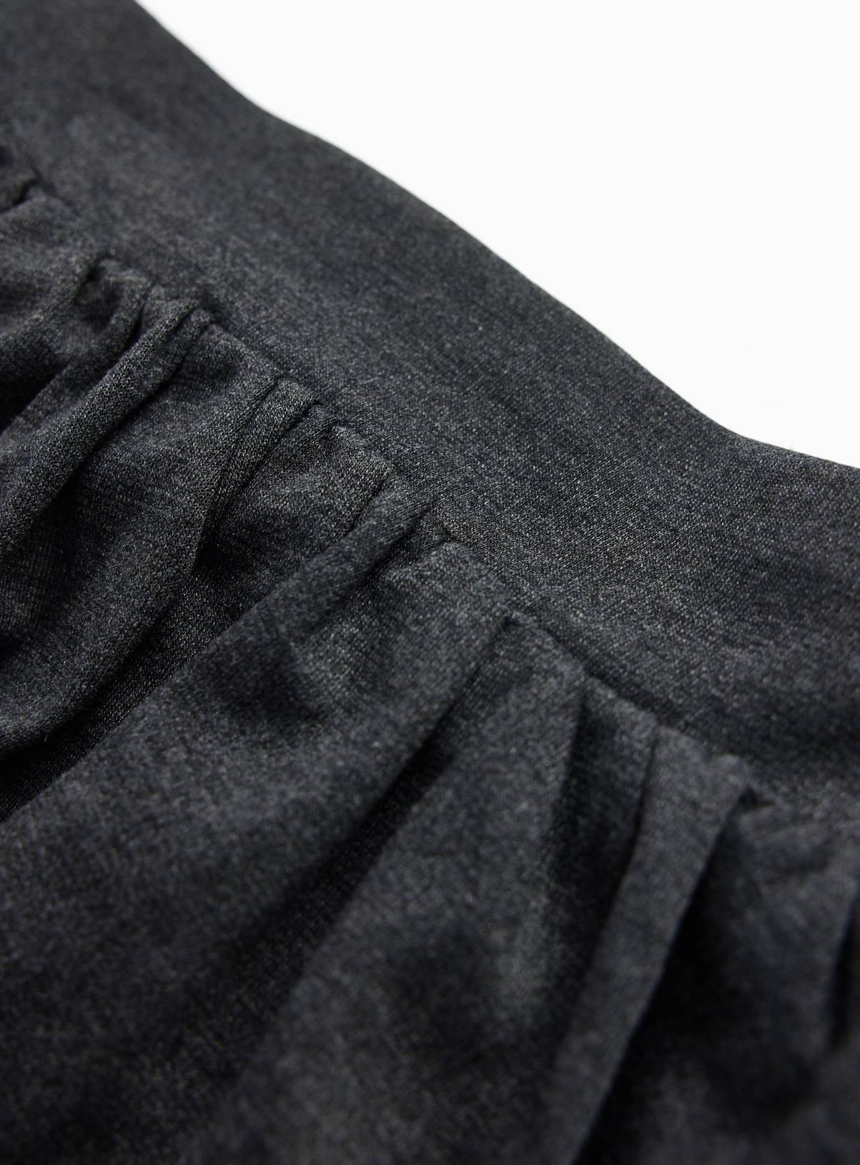 Grey Ponte Roma Bubble Hem Skirt 12 years - Image 3