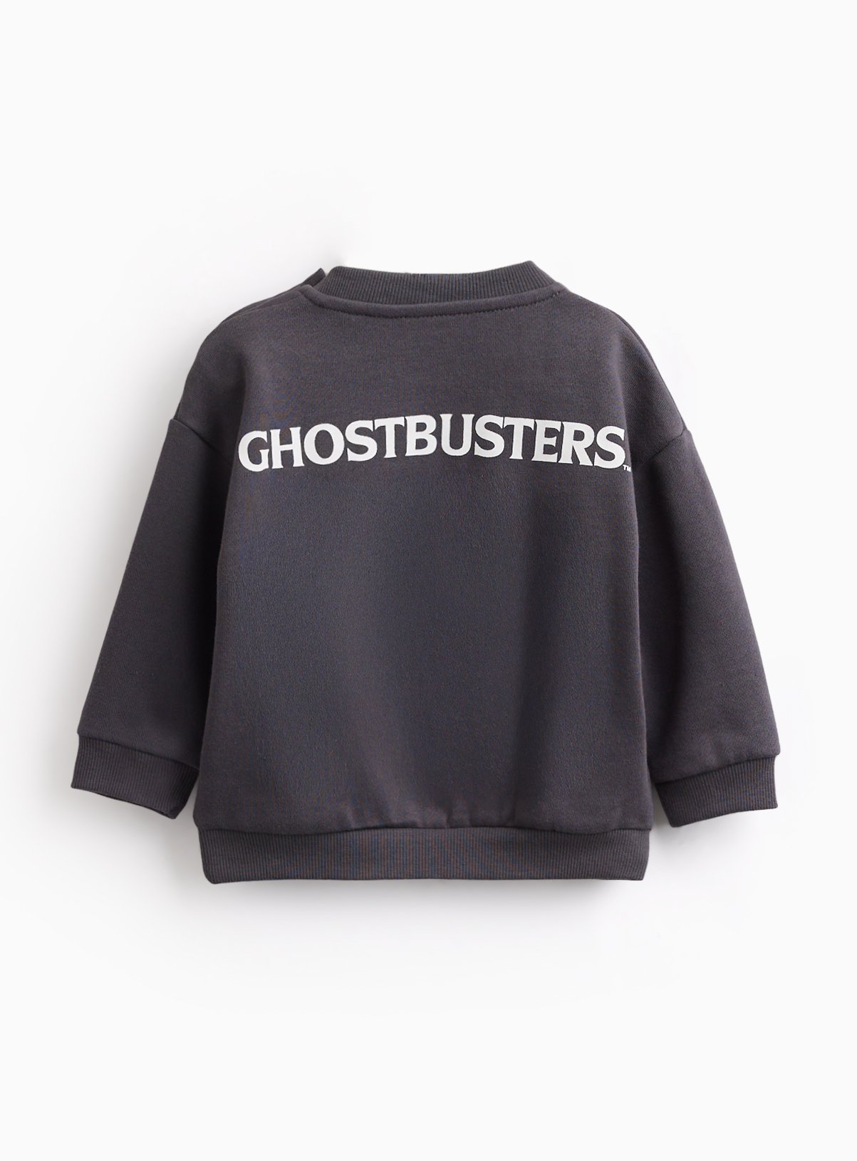 Black Halloween Ghostbusters Graphic Sweatshirt & Trousers Set 6-9 months - Image 3 thumbnail