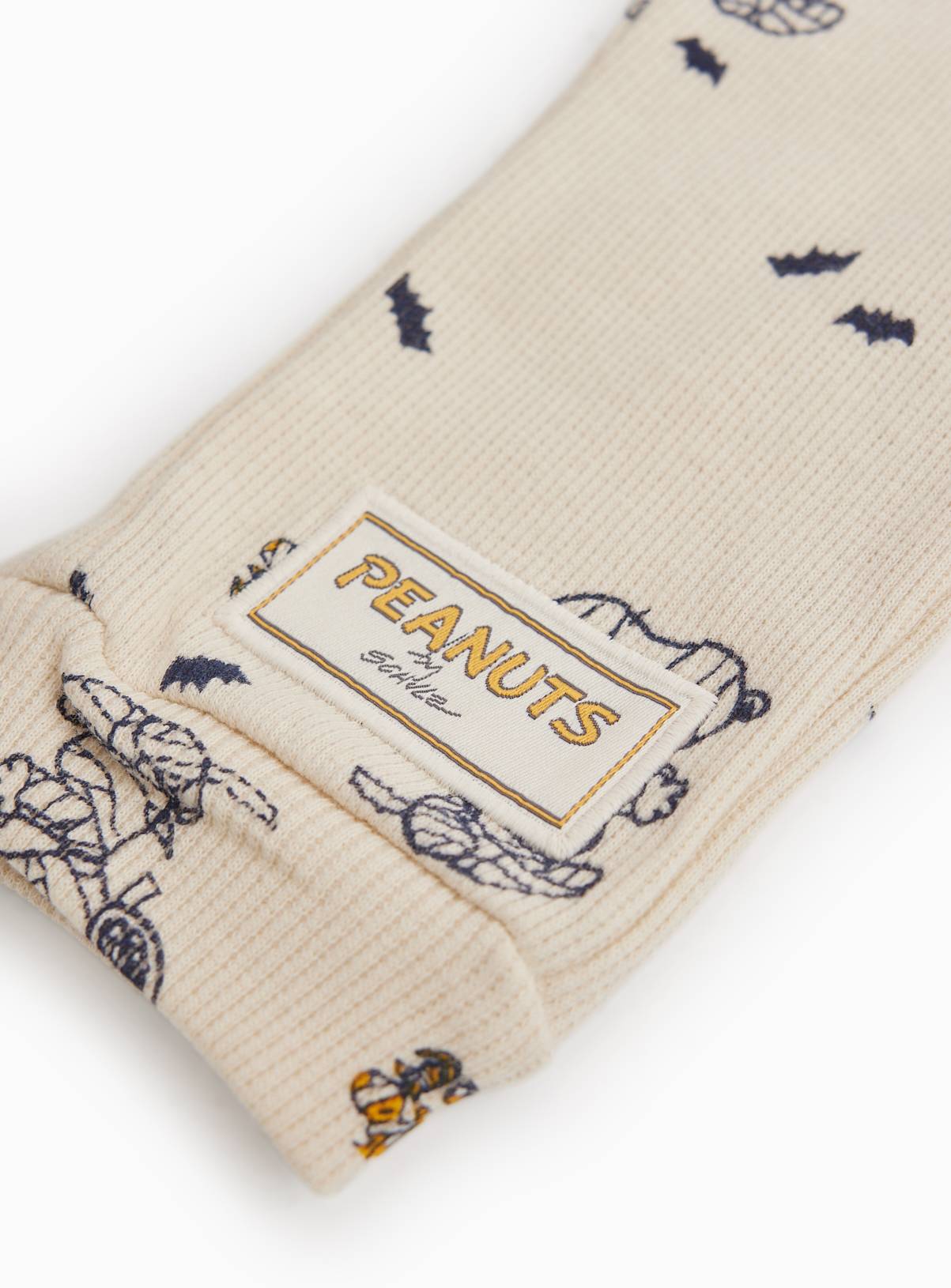 Cream Halloween Snoopy Print Bodysuit & Leggings Set 9-12 months - Image 3