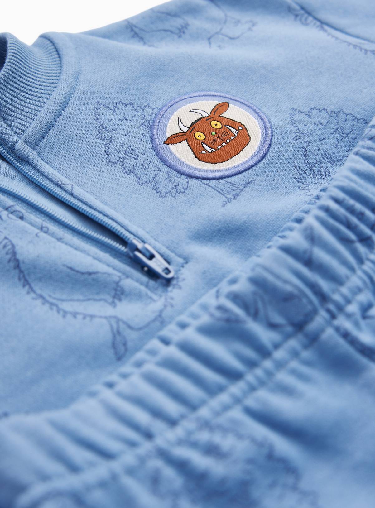 Blue Gruffalo Print Sweatshirt & Joggers Set 6-9 months - Image 2