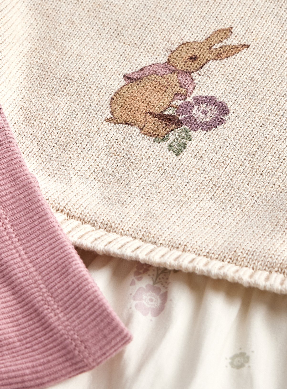 Peter Rabbit Knitted Vest & Legging Set 3-6 months - Image 2 thumbnail