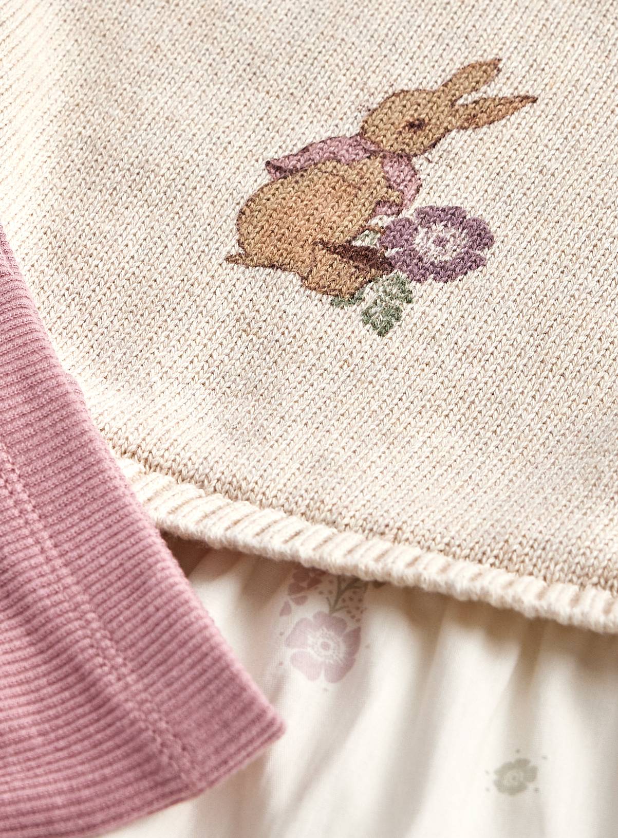 Peter Rabbit Knitted Vest & Legging Set 3-6 months - Image 2