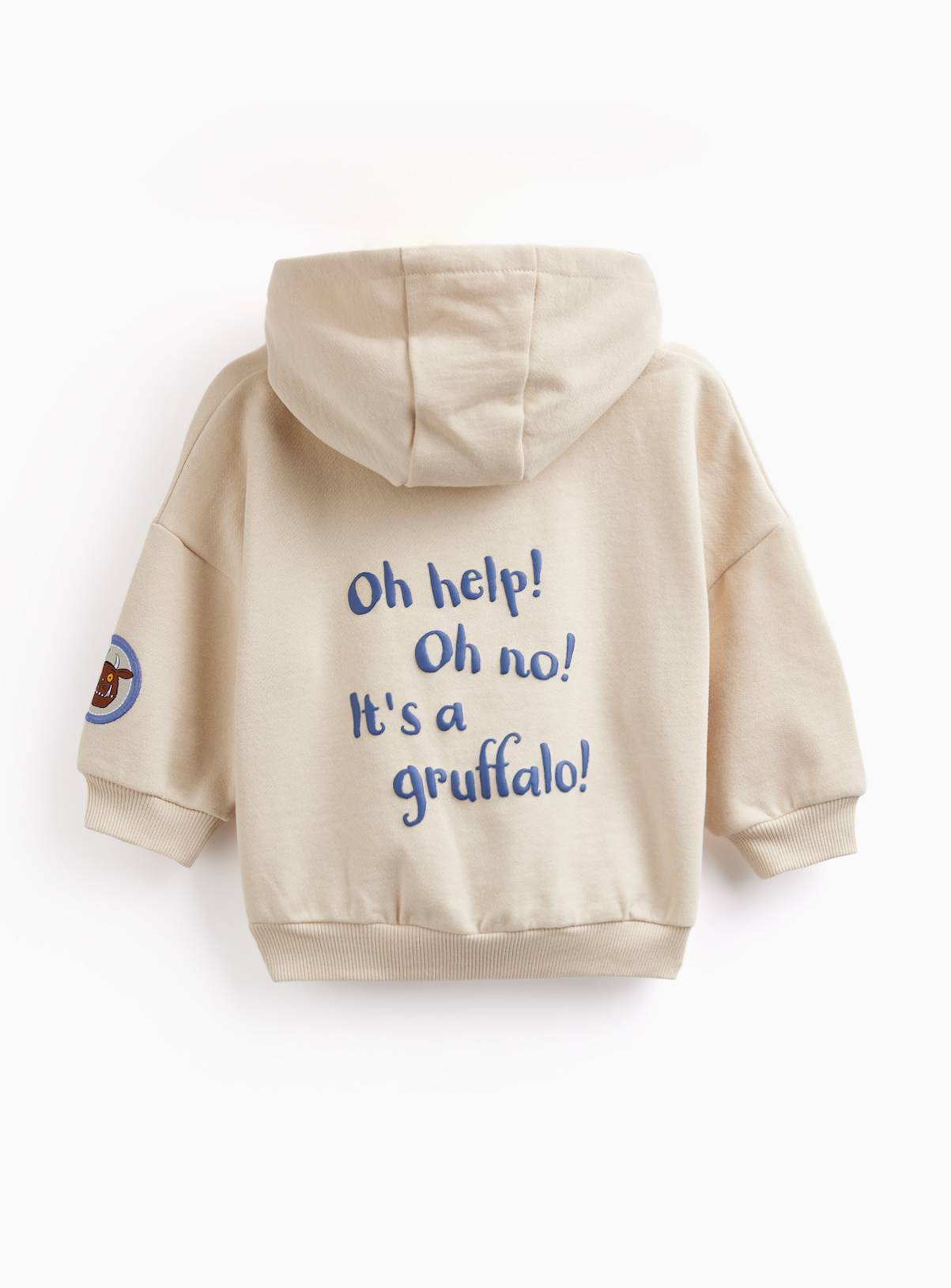 Cream Gruffalo Print Hoodie & Leggings Set 2-3 years - Image 3