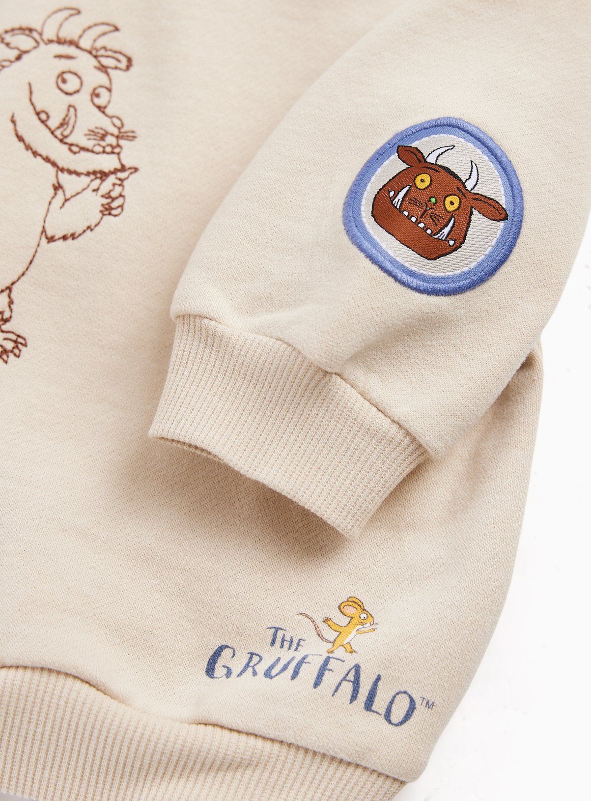 Cream Gruffalo Print Hoodie & Leggings Set 2-3 years - Image 4 thumbnail