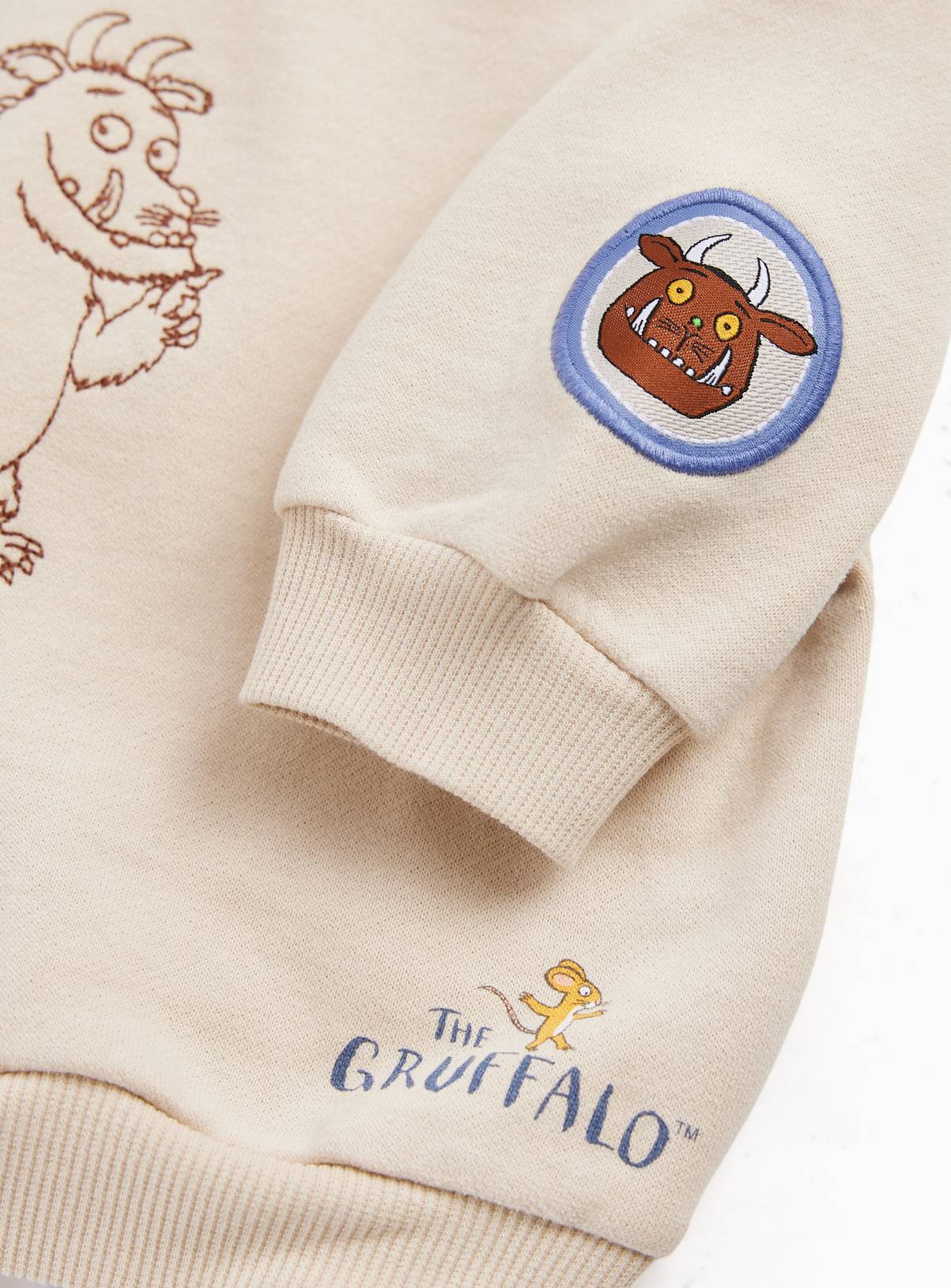 Cream Gruffalo Print Hoodie & Leggings Set 2-3 years - Image 4