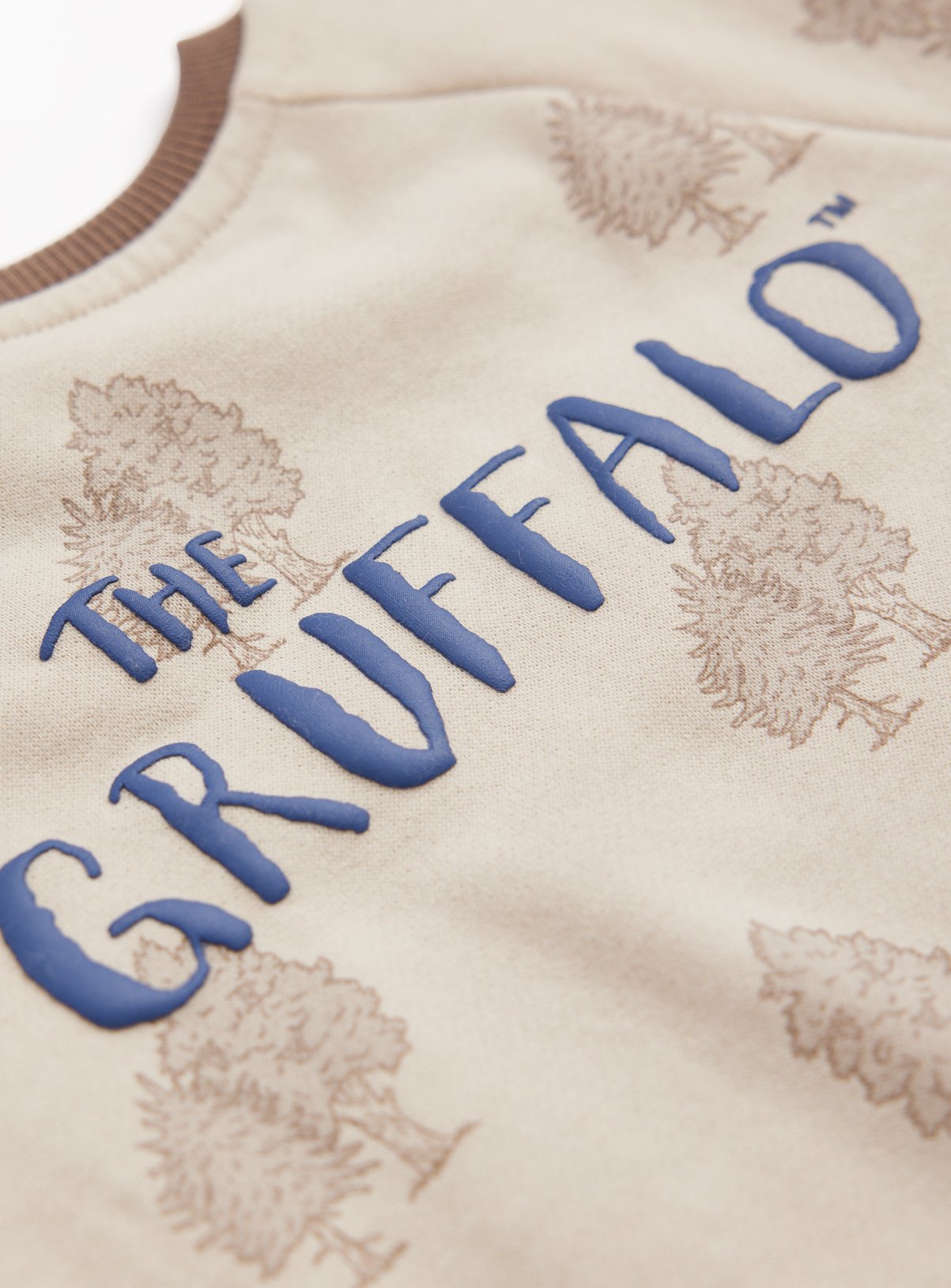 Beige Gruffalo Print Sweat Romper 3-6 months - Image 2 thumbnail