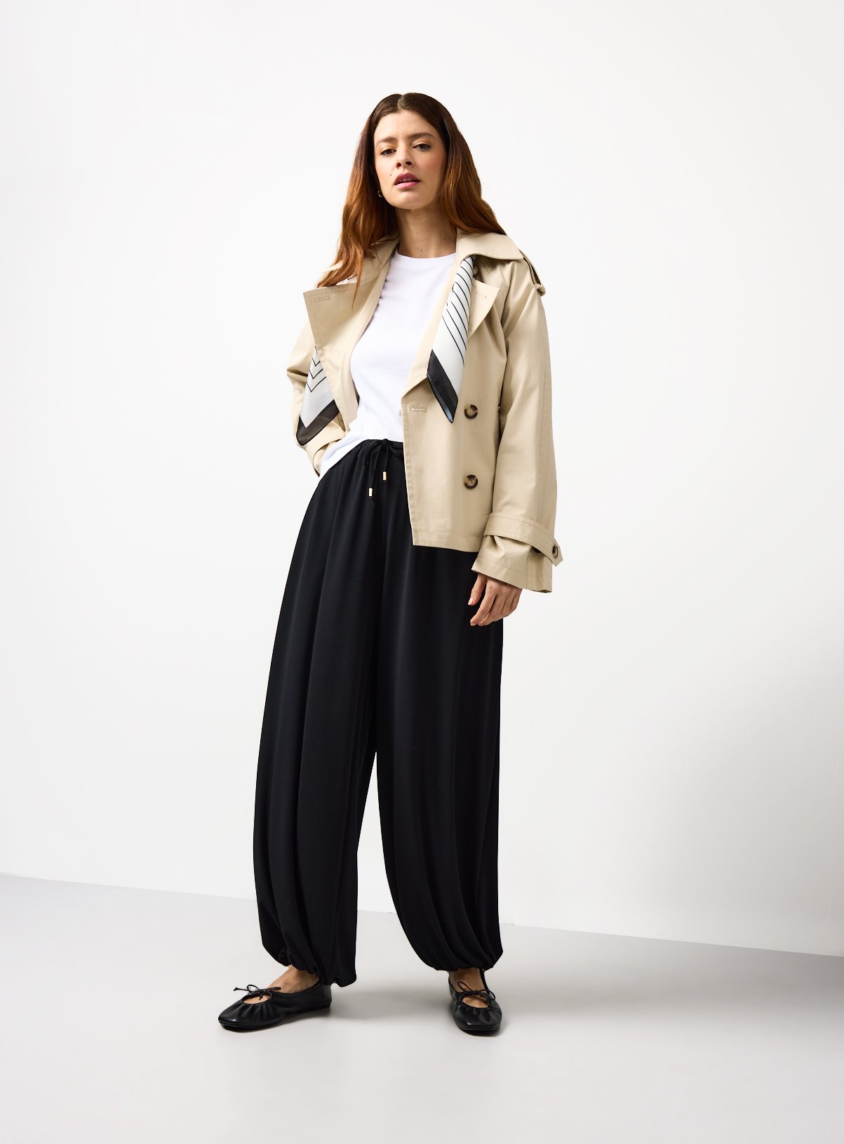 Black Balloon Fit Jersey Trousers 10 - Image 2 thumbnail