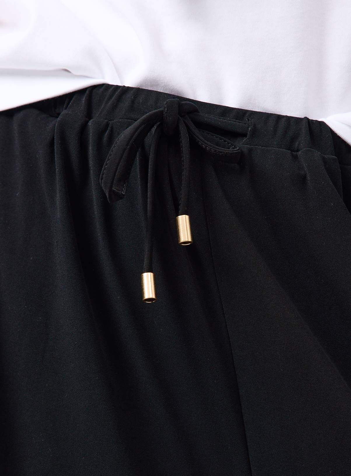 Black Balloon Fit Jersey Trousers 10 - Image 3