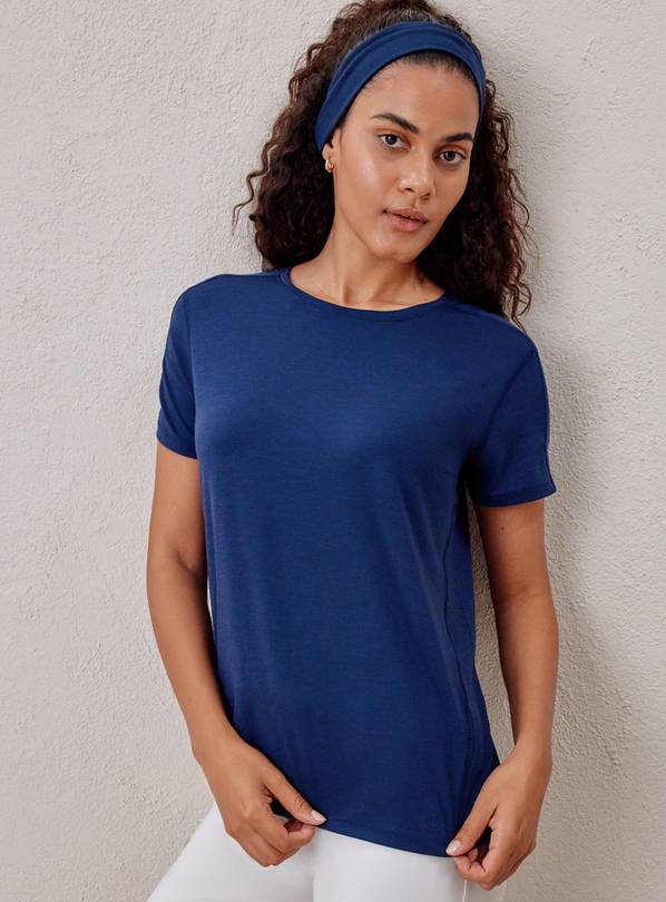 REAKTIV Navy Performance Tee L