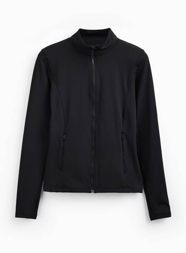 REAKTIV Black Funnel Neck Zip Through Jacket M