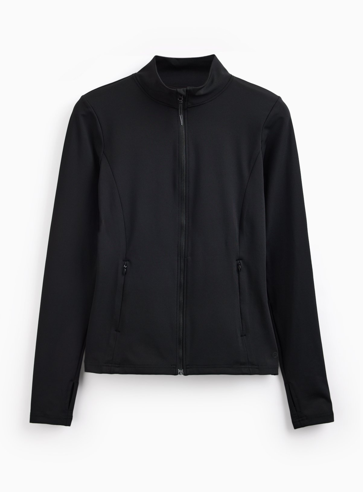 REAKTIV Black Funnel Neck Zip Through Jacket S - Image 3 thumbnail