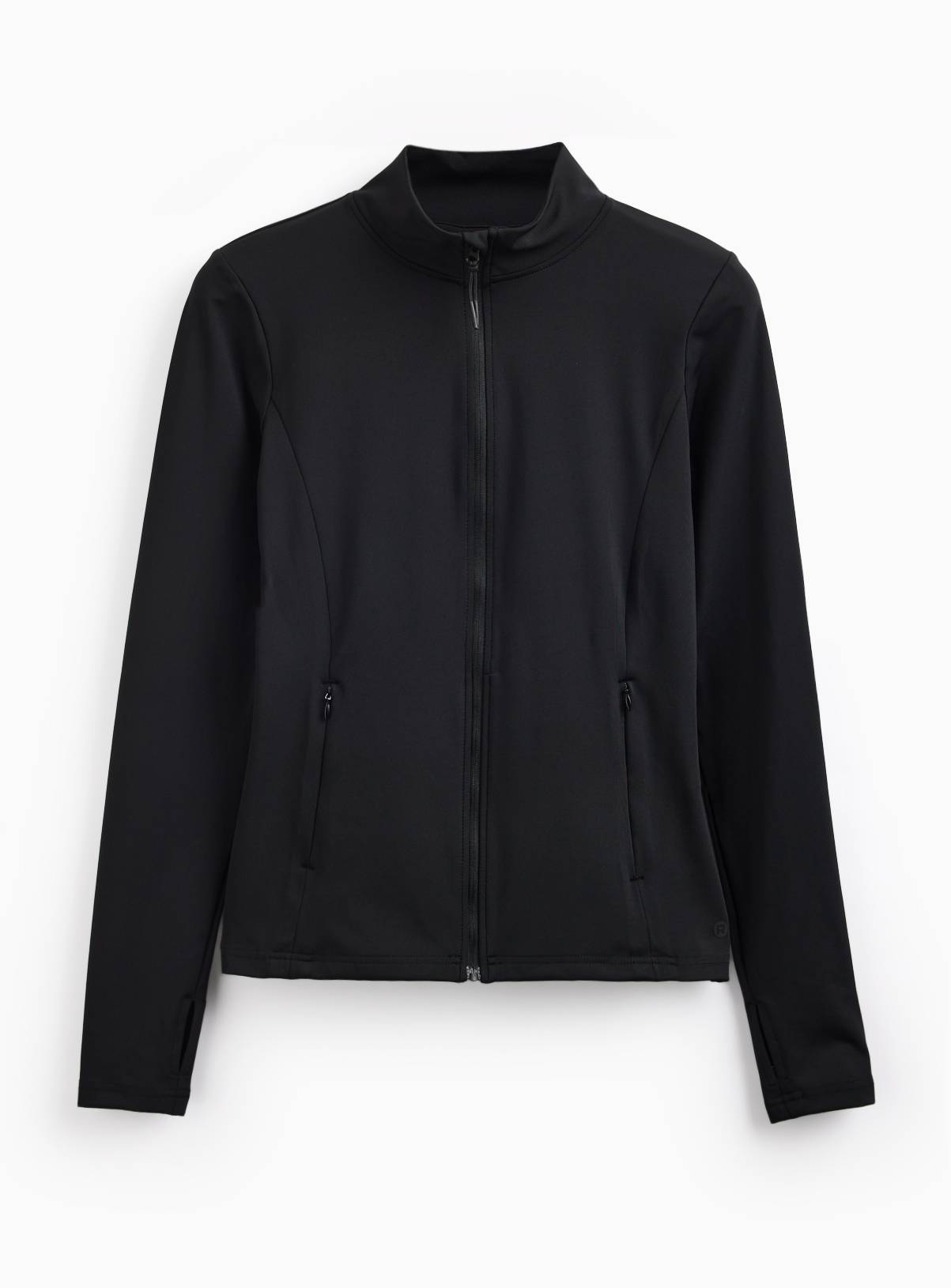 REAKTIV Black Funnel Neck Zip Through Jacket S - Image 3