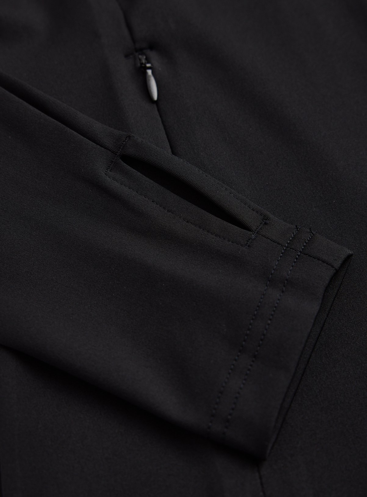 REAKTIV Black Funnel Neck Zip Through Jacket S - Image 4 thumbnail