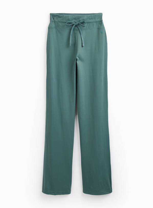 REAKTIV Green Wide Leg Yoga Tie Front Legging S