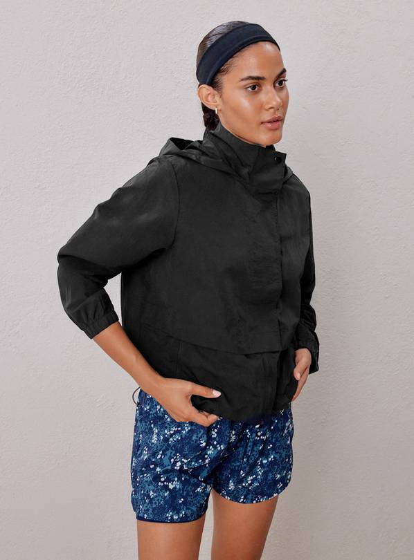 REAKTIV Black Lightweight Shower Resistant Running Jacket XL