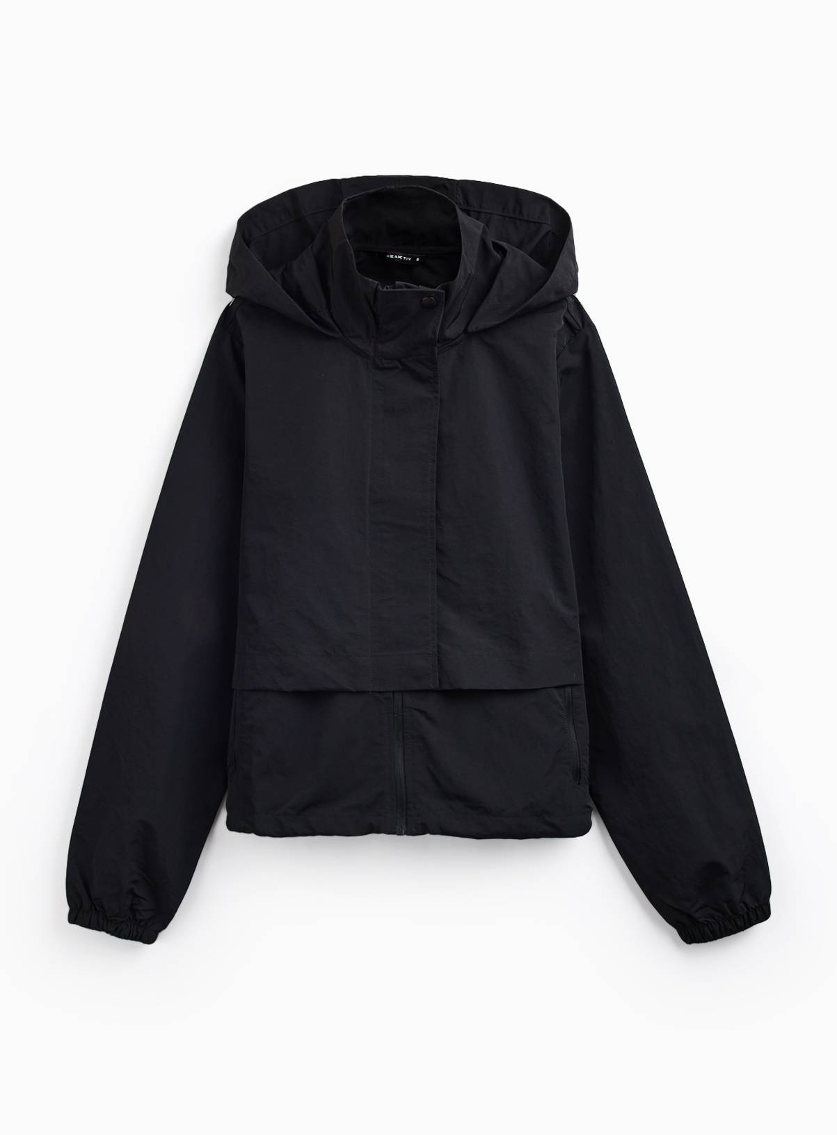 REAKTIV Black Lightweight Shower Resistant Running Jacket M - Image 3