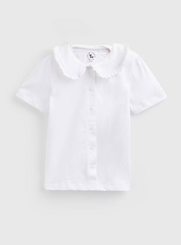 1 Pack Wide Collar Short Sleeve Jersey Polo Shirt 8 years
