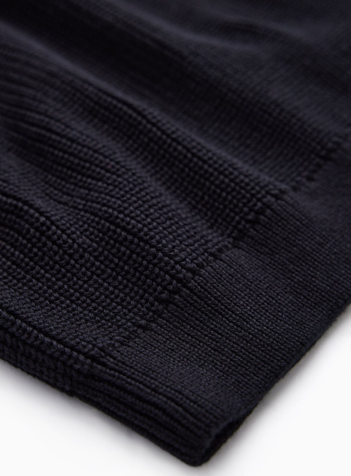 Black Knitted Quarter Zip Jumper 10 years - Image 4 thumbnail