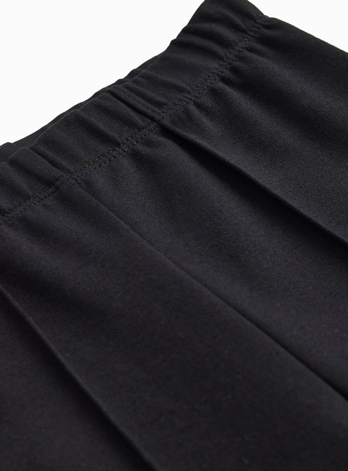 Black Ponte Fabric Kick Flare Trousers 12 years - Image 2