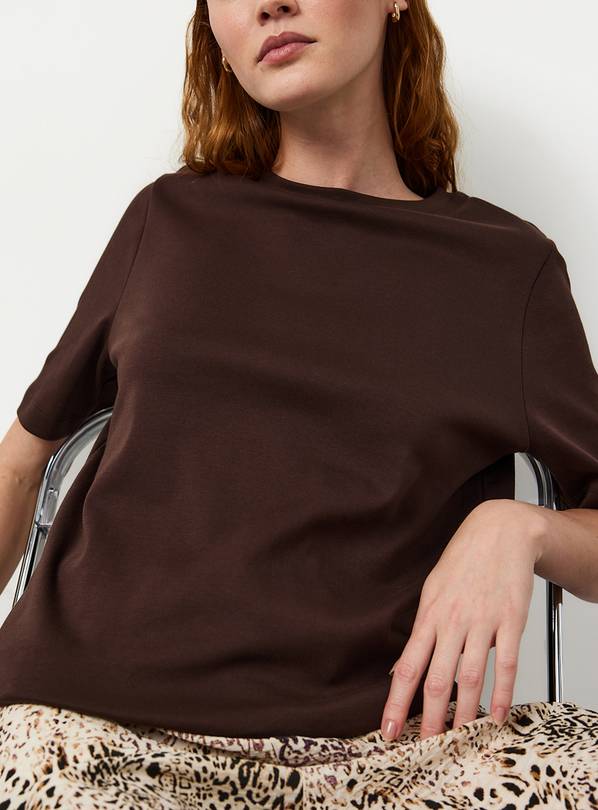 Brown Pure Cotton Ultimate T-Shirt 20