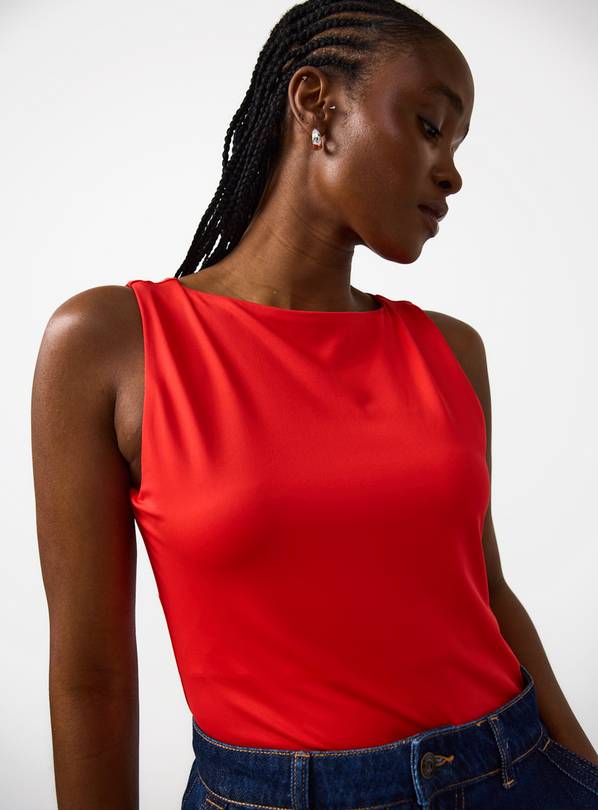 Red Boat Neck Vest Top 20