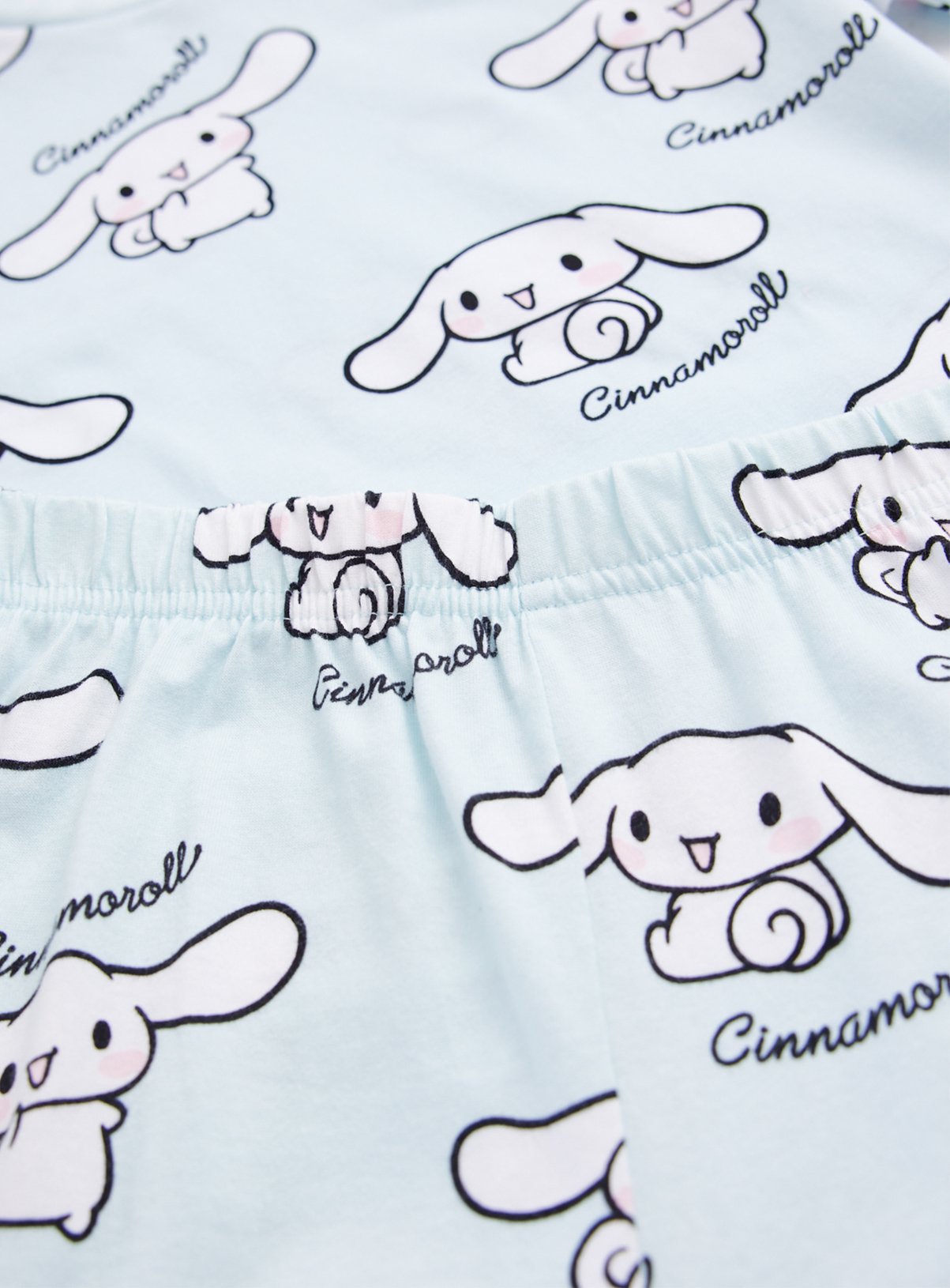 Blue Hello Kitty Cinnamoroll Print Long Sleeve Pyjamas 7-8 years - Image 2 thumbnail