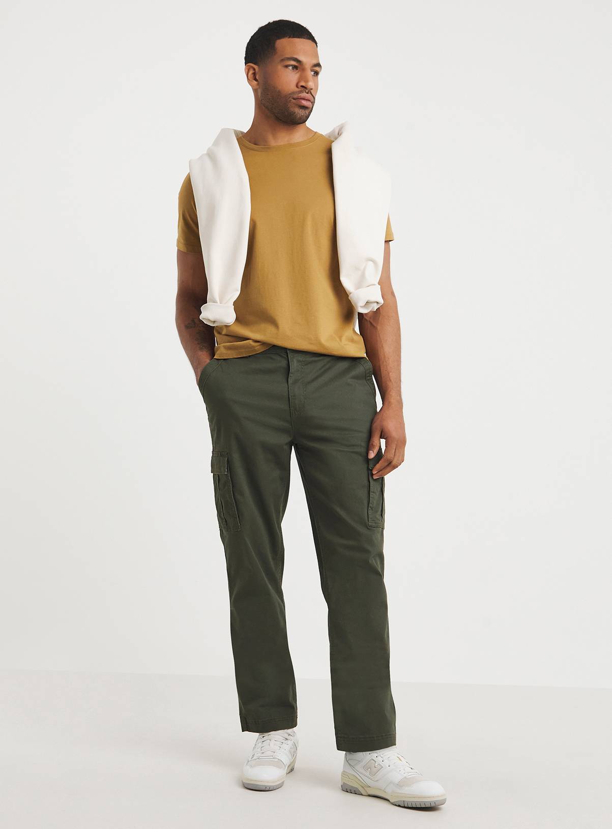 JACAMO Twill Cargo Trouser Khaki 42R - Image 3