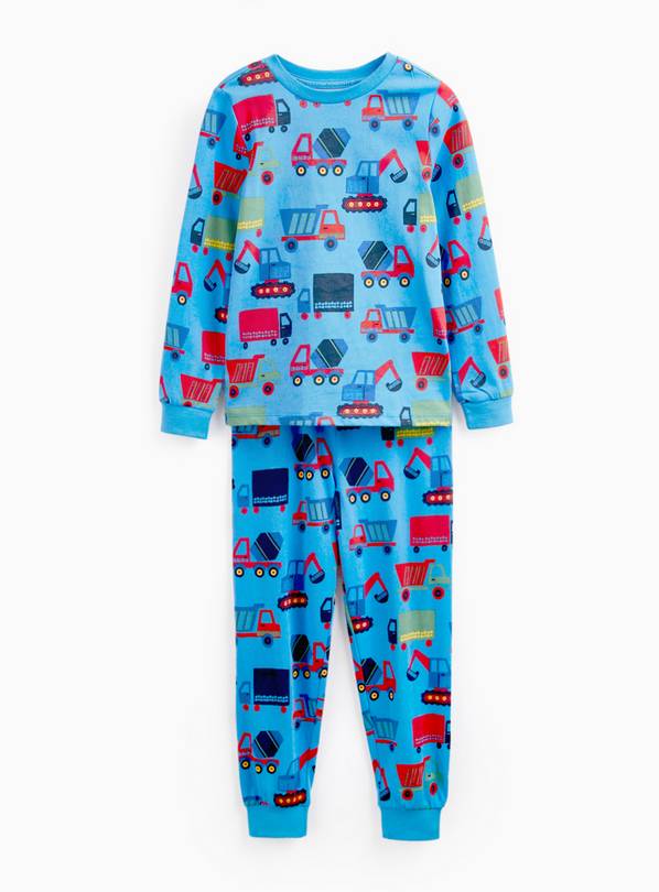 Blue Transport Print Pyjama Set 1-2 years
