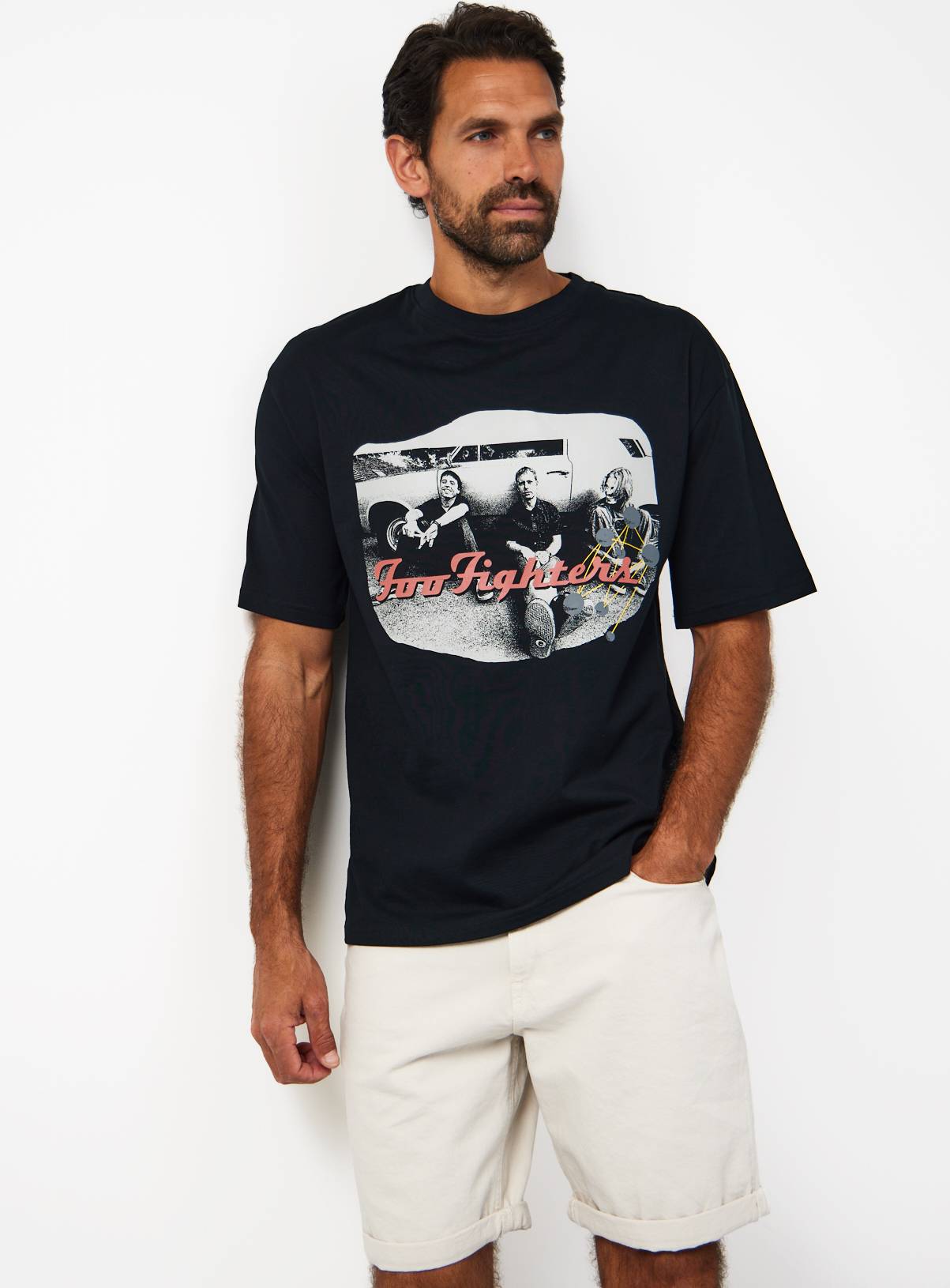  Foo Fighters Graphic Relaxed Fit T-Shirt XXXL - Image 1
