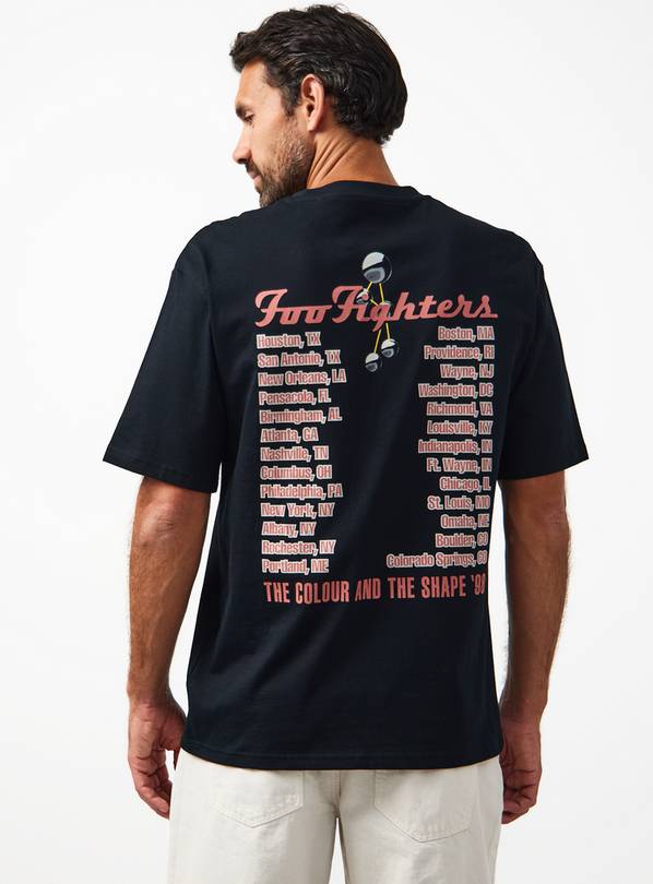 【Foo Fighters 】ツアーTシャツ！ Buy Foo Fighters Graphic Relaxed Fit T-Shirt L | Gifts for him | Argos