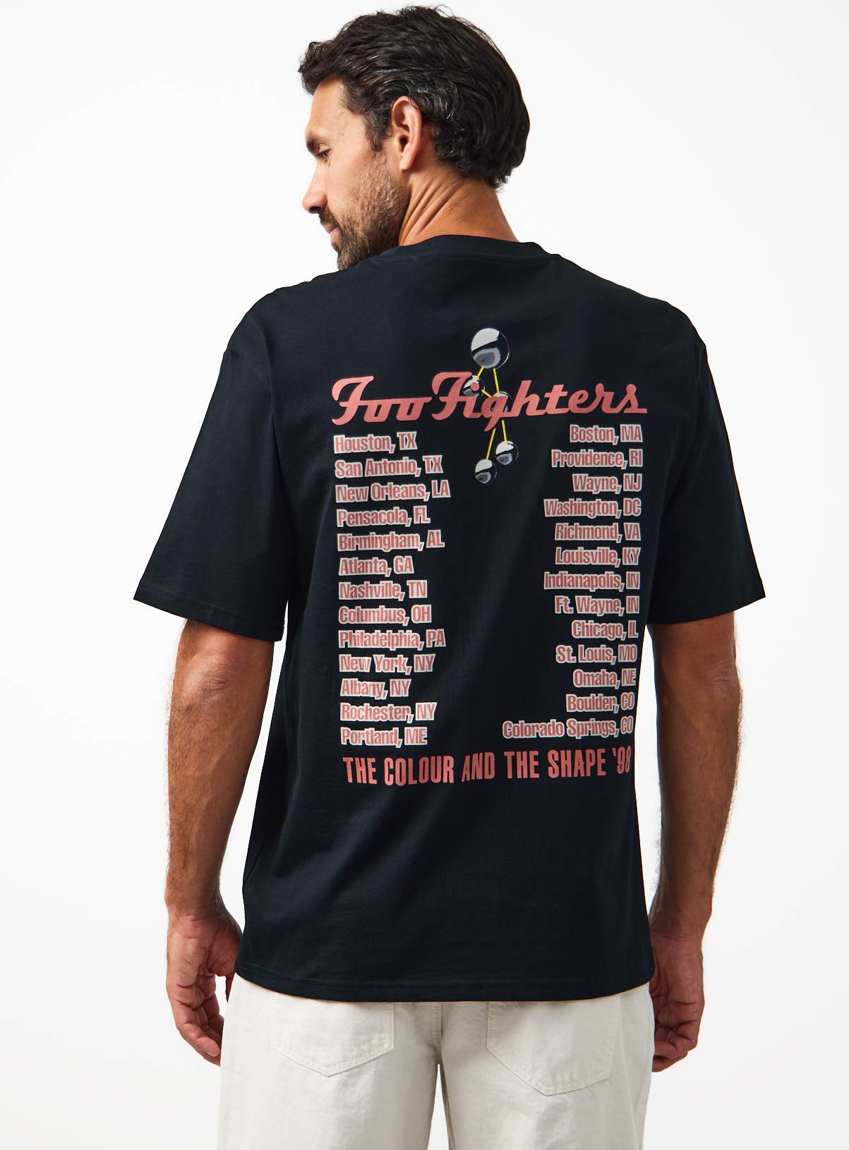  Foo Fighters Graphic Relaxed Fit T-Shirt XXXL - Image 5