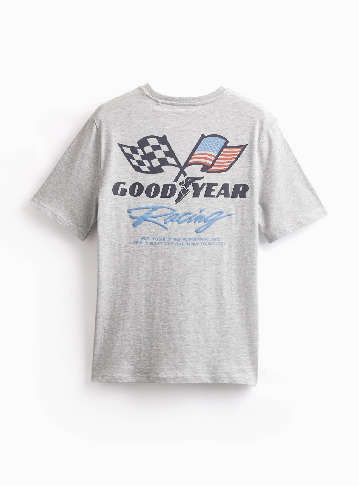Grey Good Year Graphic T-Shirt S - Image 3