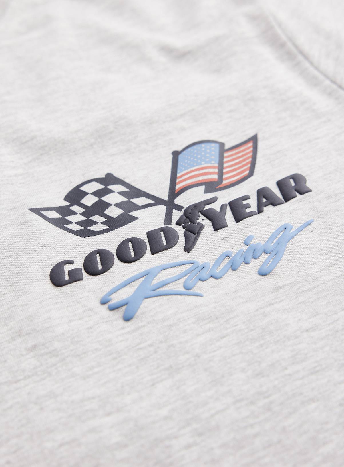 Grey Good Year Graphic T-Shirt S - Image 4