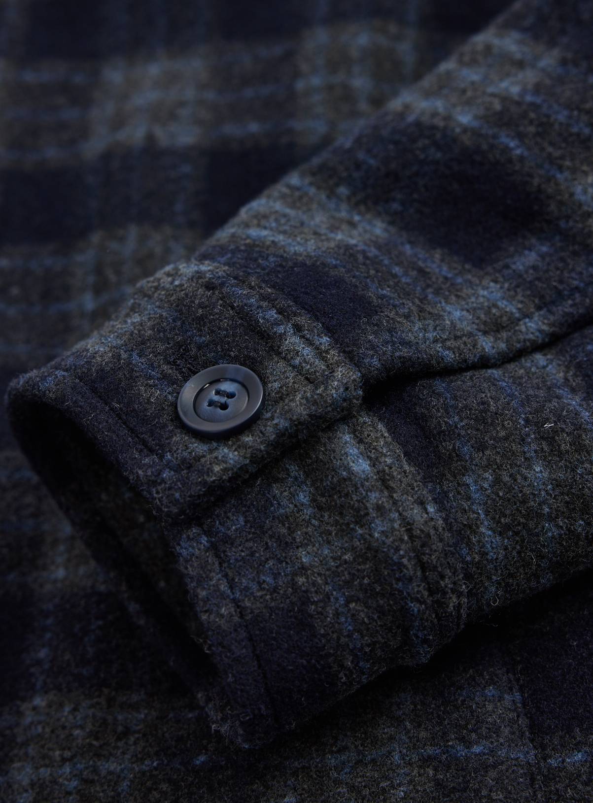 Blue Check Print Shacket XXL - Image 4