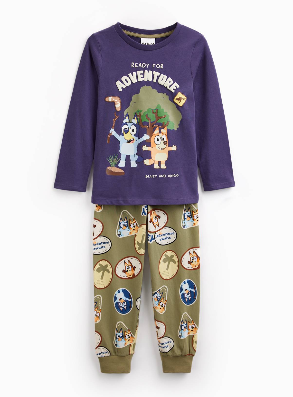 Bluey Character Print Pyjama Set 6-7 years - Image 1