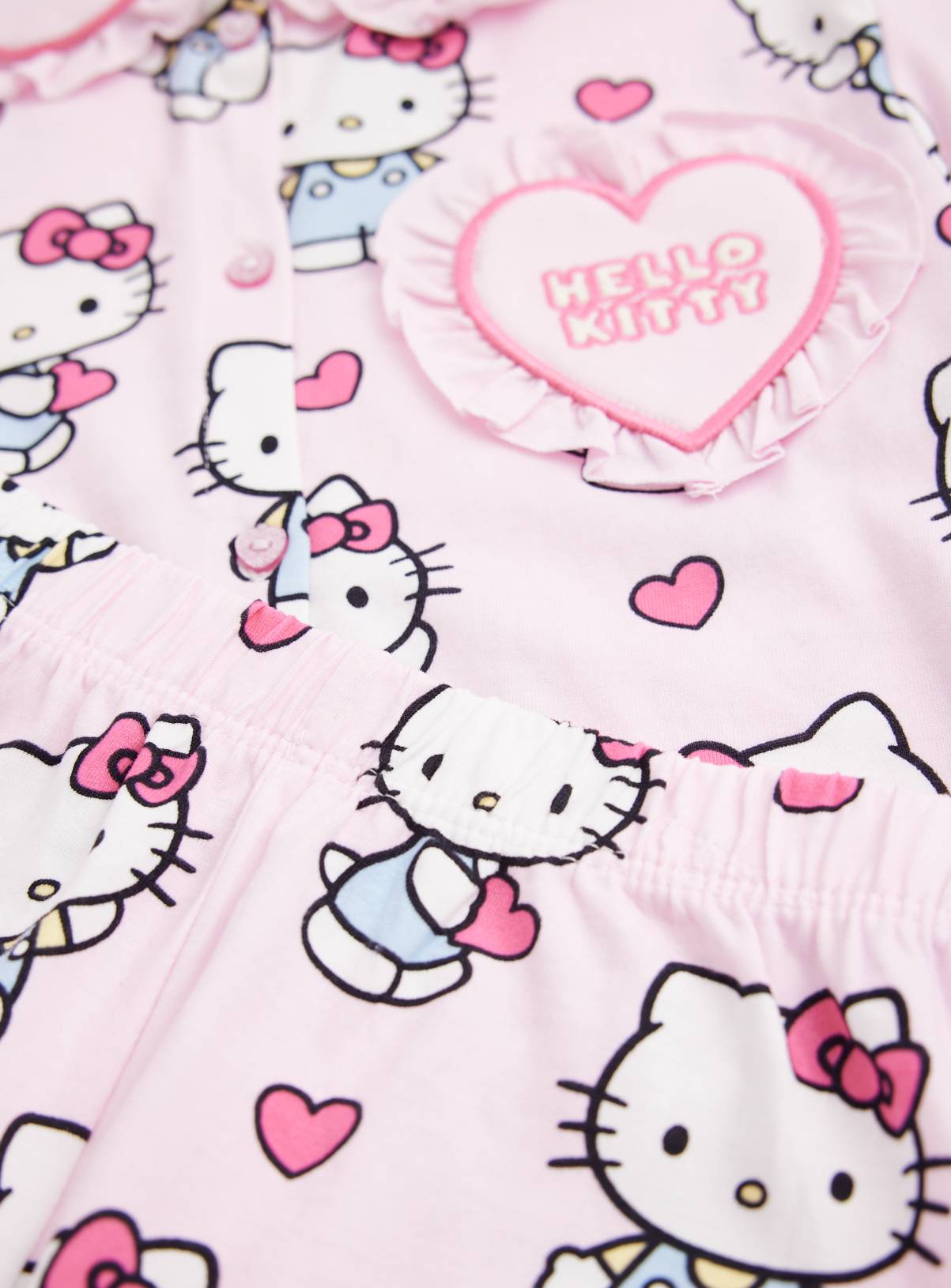 Hello Kitty Character Print Traditional Pyjamas  6-7 years - Image 2