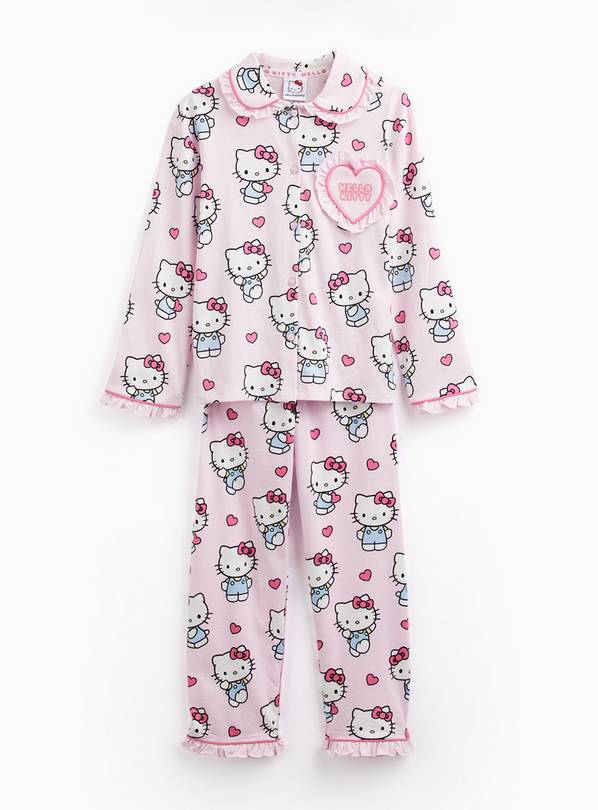 Hello Kitty Character Print Traditional Pyjamas  5-6 years