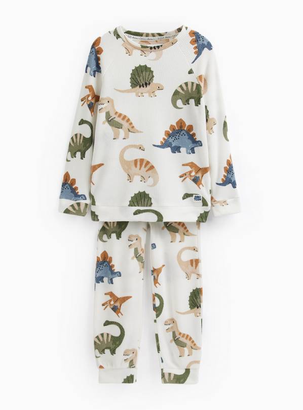 Cream Dinosaur Print Pyjamas 2-3 years